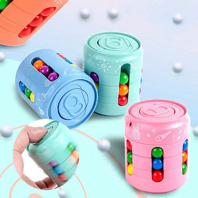 Coke Rubik's Cube Fingertip Rotating Roller Toy - A-1 Thread Vault