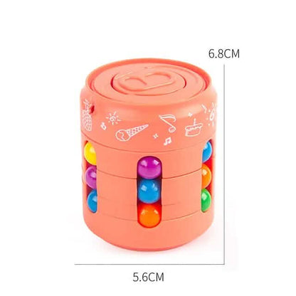 Coke Rubik's Cube Fingertip Rotating Roller Toy - A-1 Thread Vault