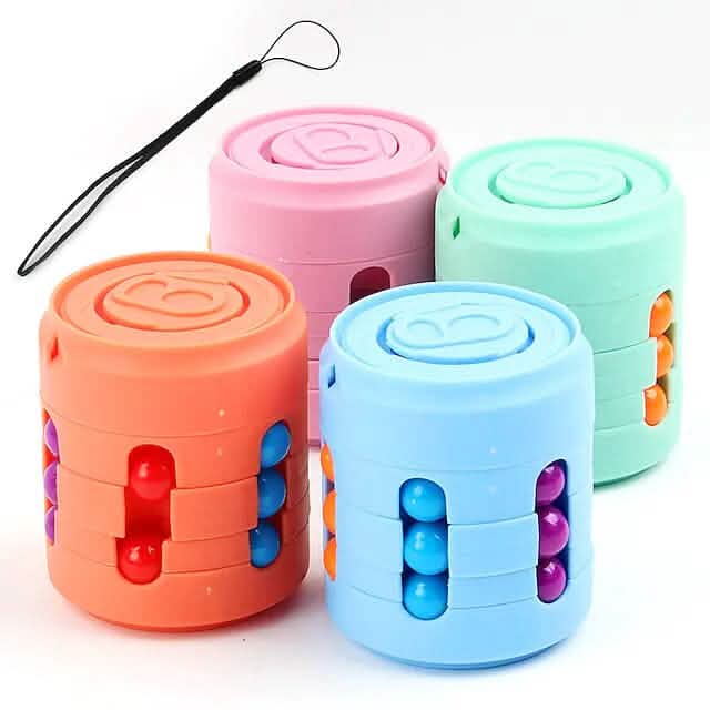 Coke Rubik's Cube Fingertip Rotating Roller Toy - A-1 Thread Vault