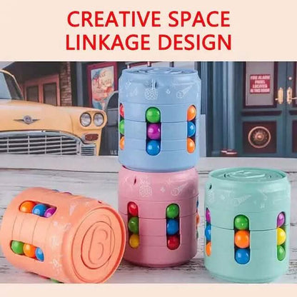 Coke Rubik's Cube Fingertip Rotating Roller Toy - A-1 Thread Vault