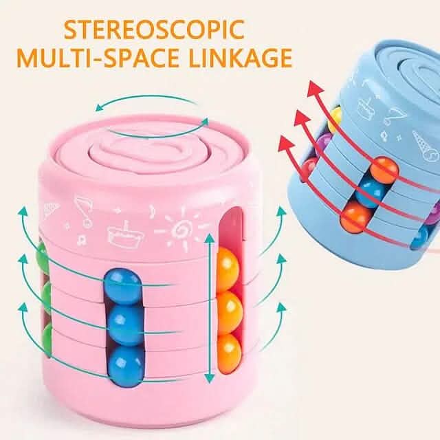 Coke Rubik's Cube Fingertip Rotating Roller Toy - A-1 Thread Vault