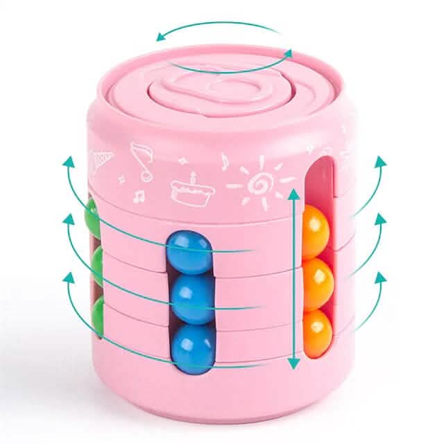 Coke Rubik's Cube Fingertip Rotating Roller Toy - A-1 Thread Vault