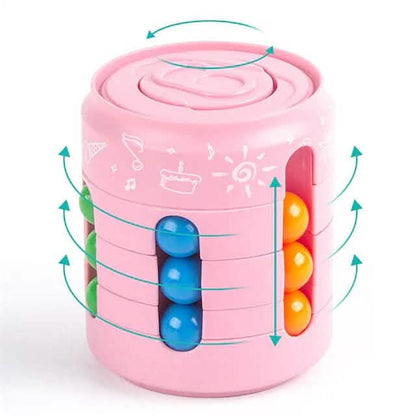 Coke Rubik's Cube Fingertip Rotating Roller Toy - A-1 Thread Vault