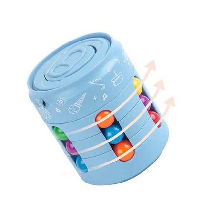 Coke Rubik's Cube Fingertip Rotating Roller Toy - A-1 Thread Vault