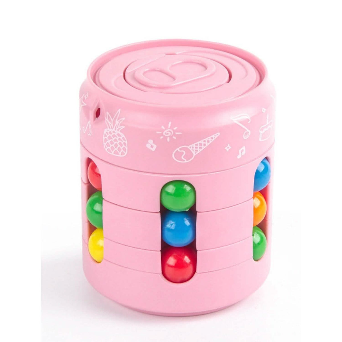 Coke Rubik's Cube Fingertip Rotating Roller Toy - A-1 Thread Vault