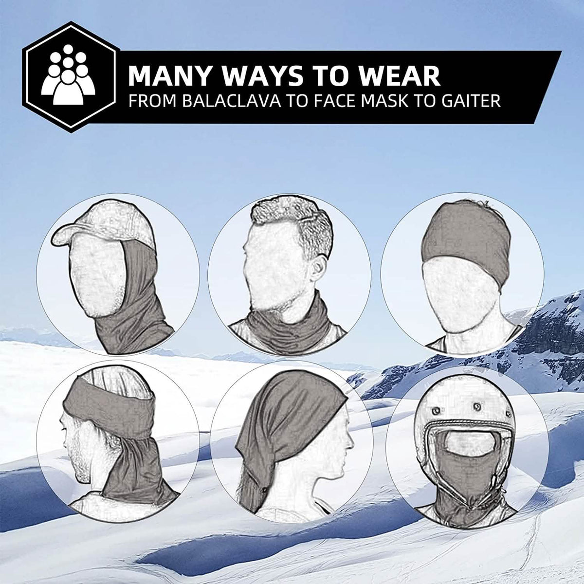 Cold Weather Ski Mask for Men - A-1 Thread Vault
