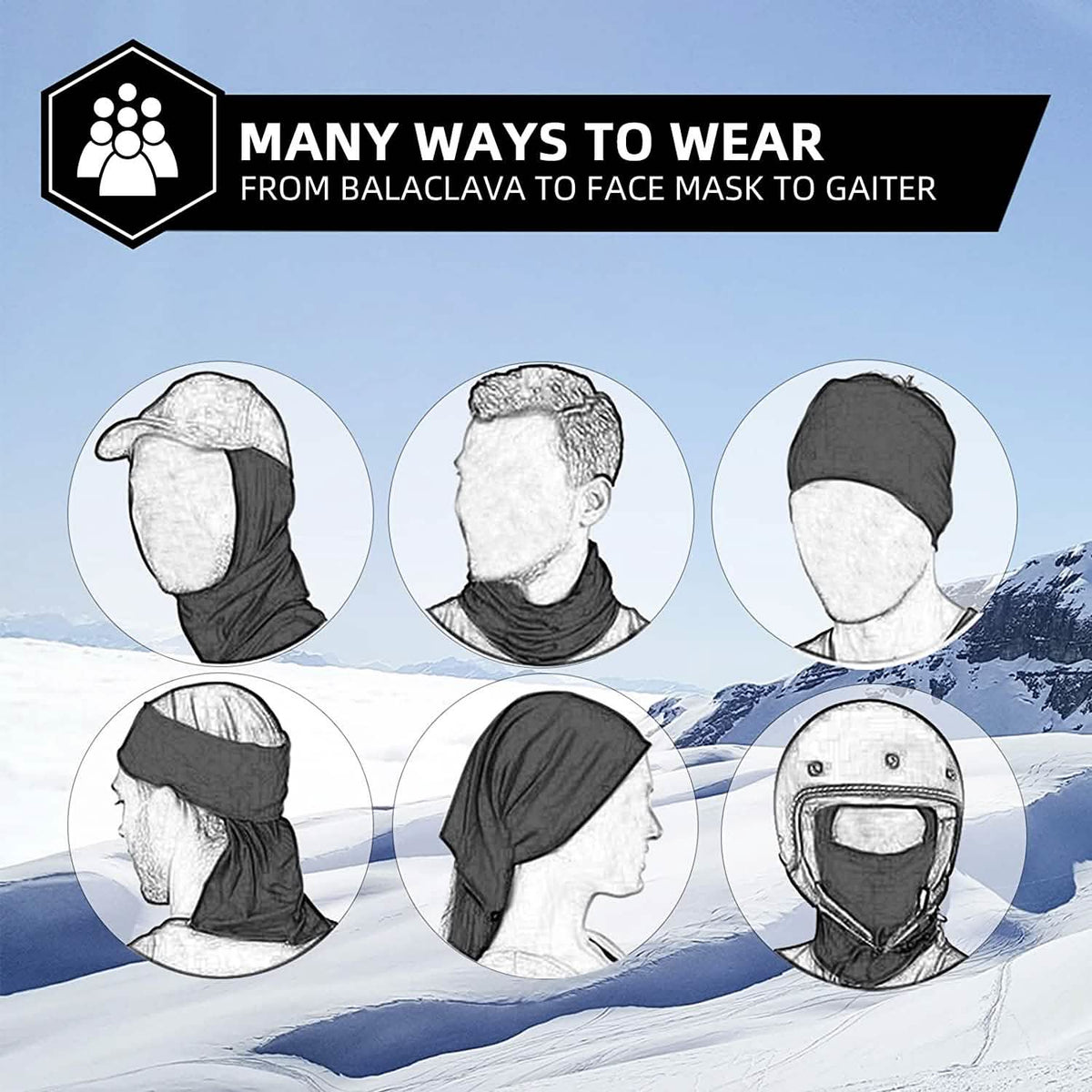Cold Weather Ski Mask for Men - A-1 Thread Vault