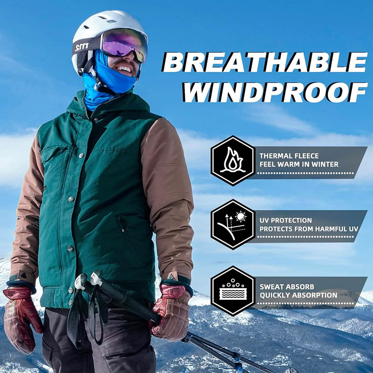 Cold Weather Ski Mask for Men - A-1 Thread Vault