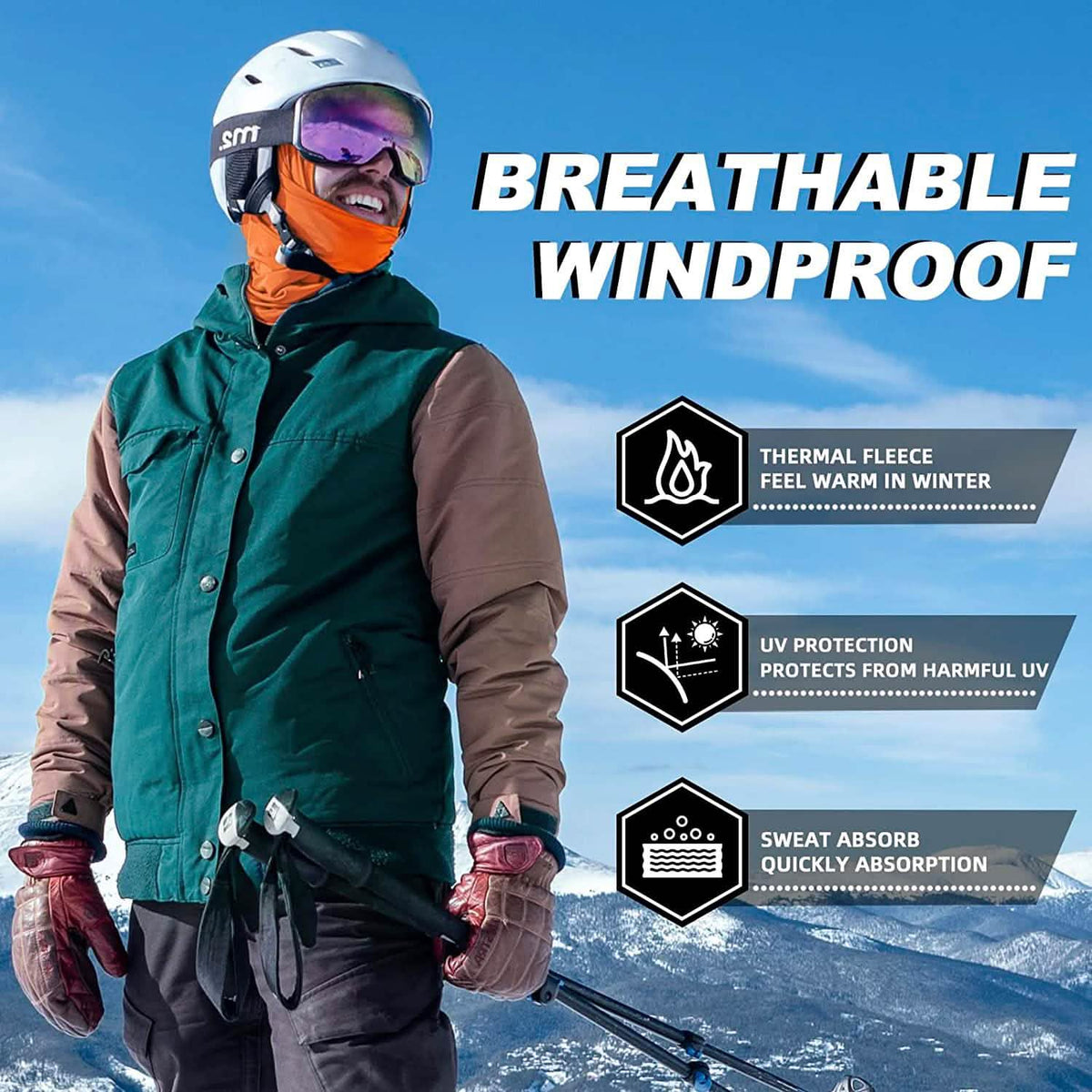 Cold Weather Ski Mask for Men - A-1 Thread Vault