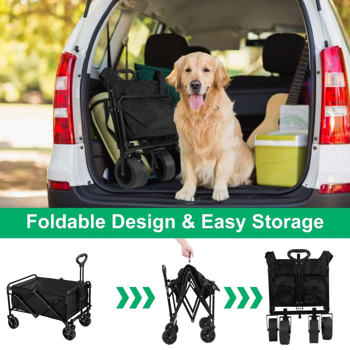 Collapsible Folding Wagon Cart - A-1 Thread Vault