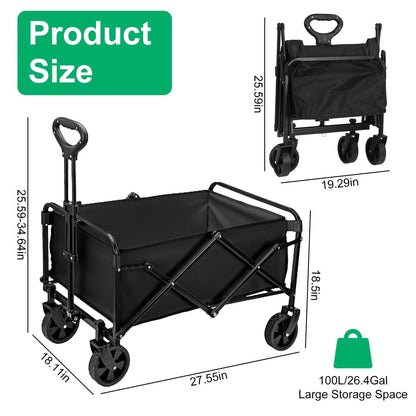 Collapsible Folding Wagon Cart - A-1 Thread Vault