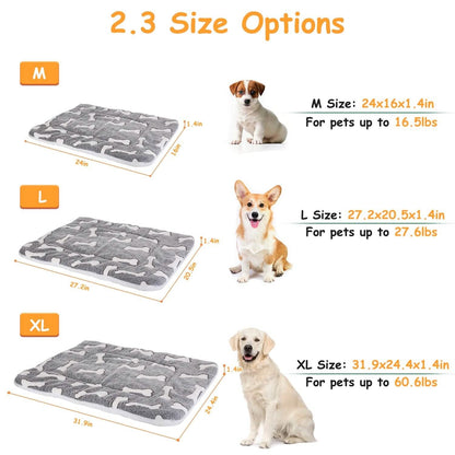 Comfortable Flannel Dog Bed Mat - A-1 Thread Vault