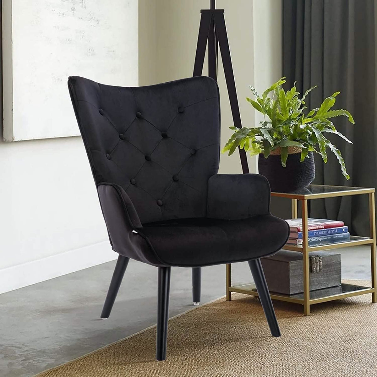 Comfy Lounge Chair with High Back Design - A-1 Thread Vault