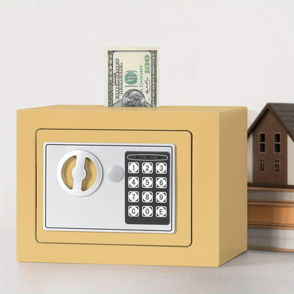 Compact Digital Safe Box – Keypad & Key Access - A-1 Thread Vault
