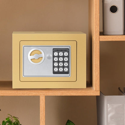 Compact Digital Safe Box – Keypad & Key Access - A-1 Thread Vault