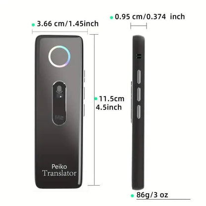 Compact Language Translator – 136 Languages, Two-Way Voice, Portable - A-1 Thread Vault