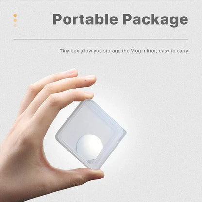Compact Round Mirror for Smartphone Selfies and Vlogging - A-1 Thread Vault