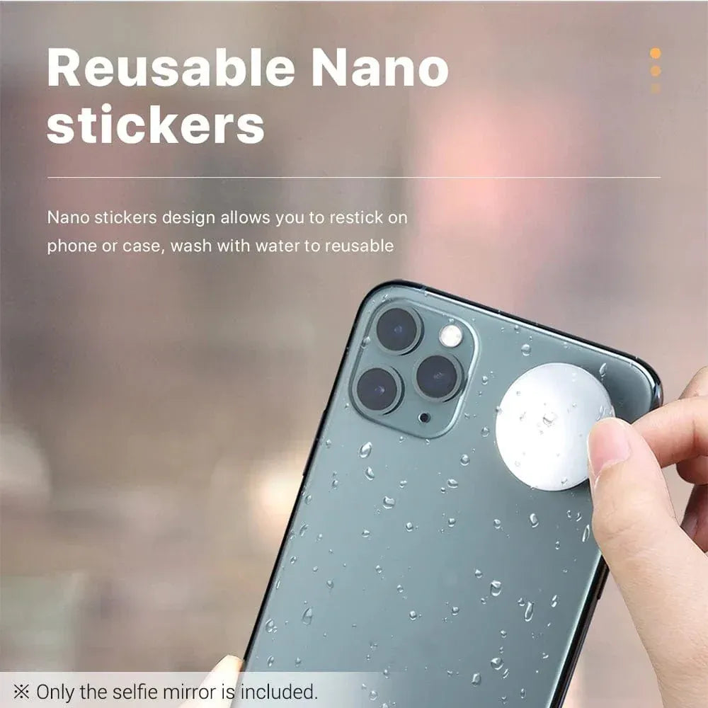 Compact Round Mirror for Smartphone Selfies and Vlogging - A-1 Thread Vault