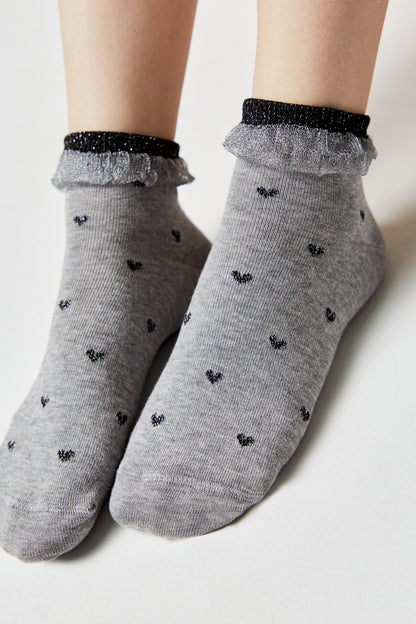 Conte Cotton Socks Classic - 243 Airy Sole and Lurex - A-1 Thread Vault