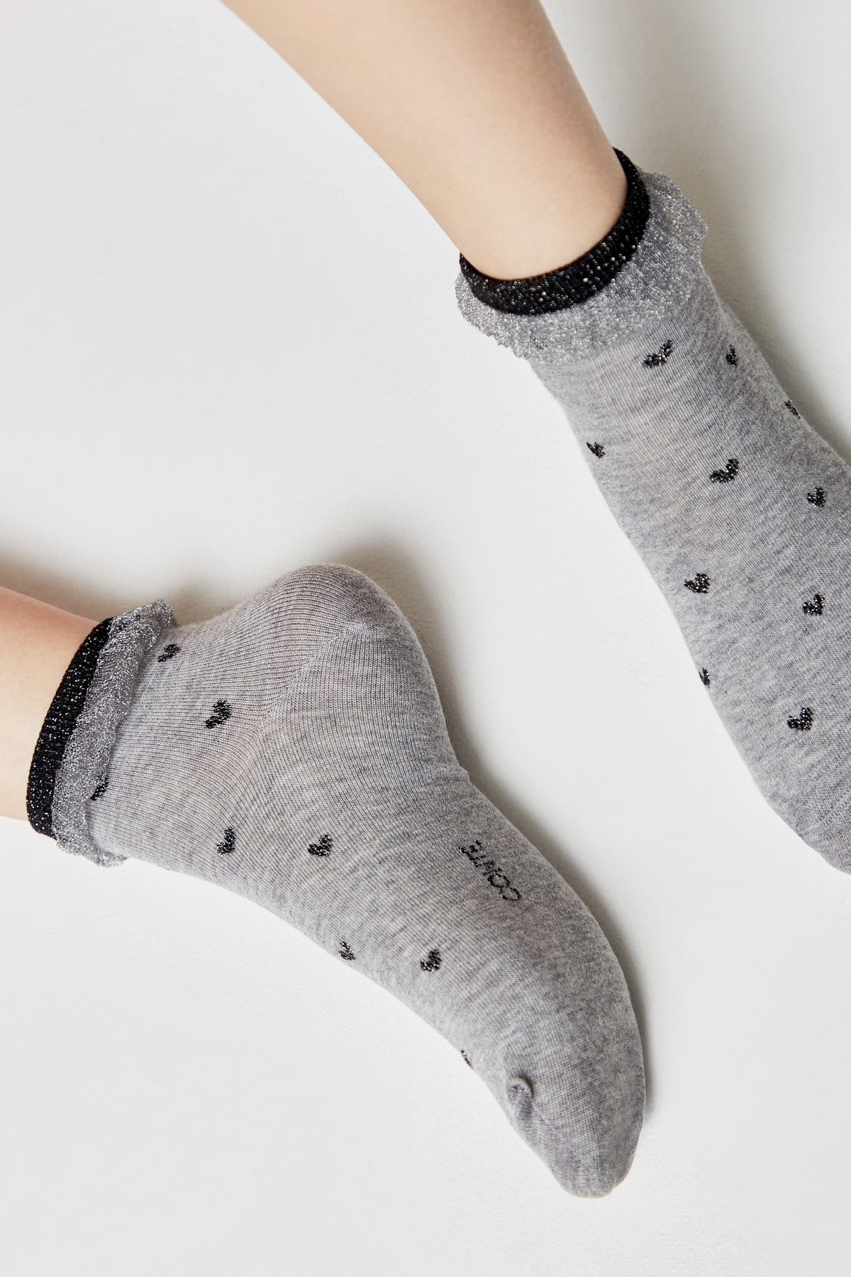 Conte Cotton Socks Classic - 243 Airy Sole and Lurex - A-1 Thread Vault