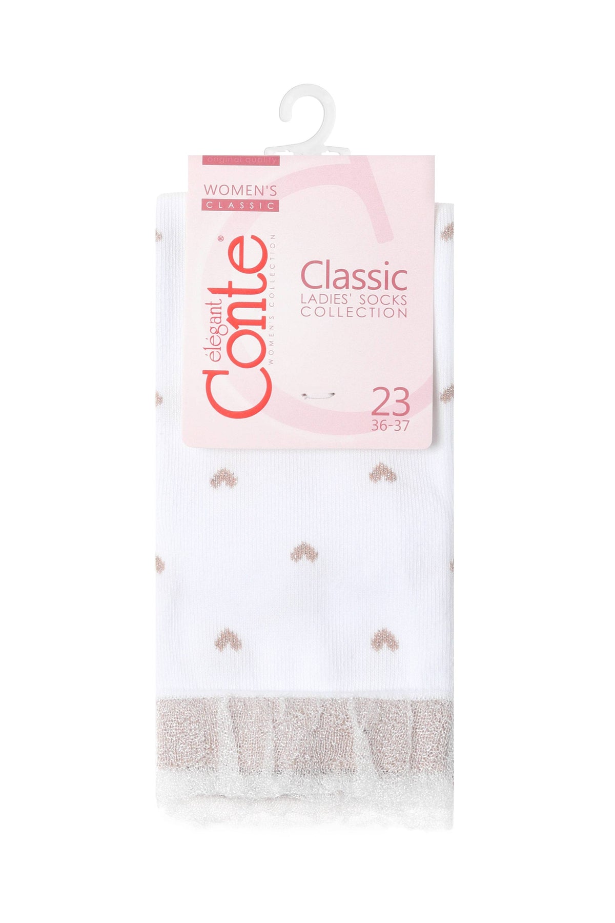 Conte Cotton Socks Classic - 243 Airy Sole and Lurex - A-1 Thread Vault