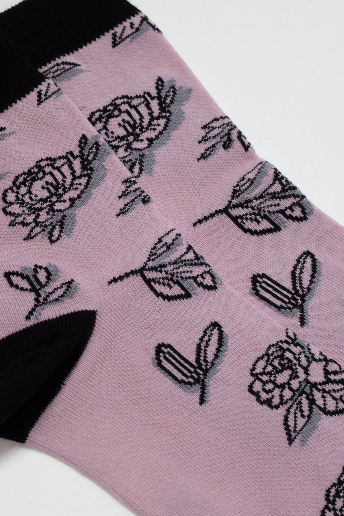 Conte Cotton Socks Classic - 435 Flowers With Shadow - A-1 Thread Vault