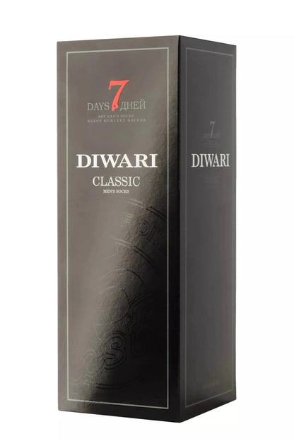 Conte Cotton Socks Diwari Classic 7 Days (7 Pairs) Gift Box - A-1 Thread Vault
