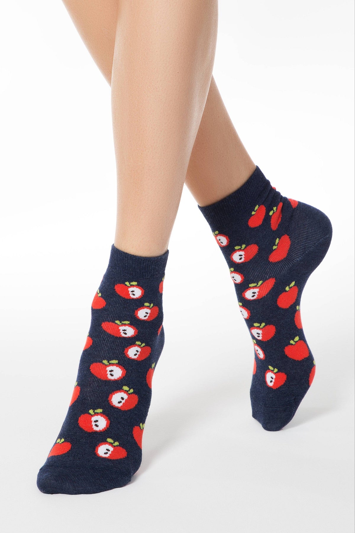 Conte Elegant Cotton Socks (2 pairs) - Fruit pattern - A-1 Thread Vault