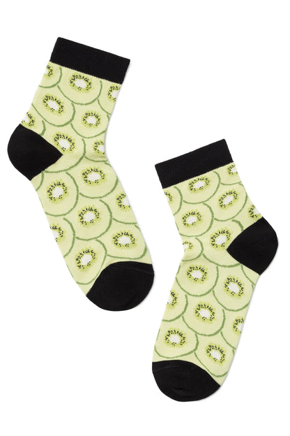 Conte Elegant Cotton Socks (2 pairs) - Fruit pattern - A-1 Thread Vault