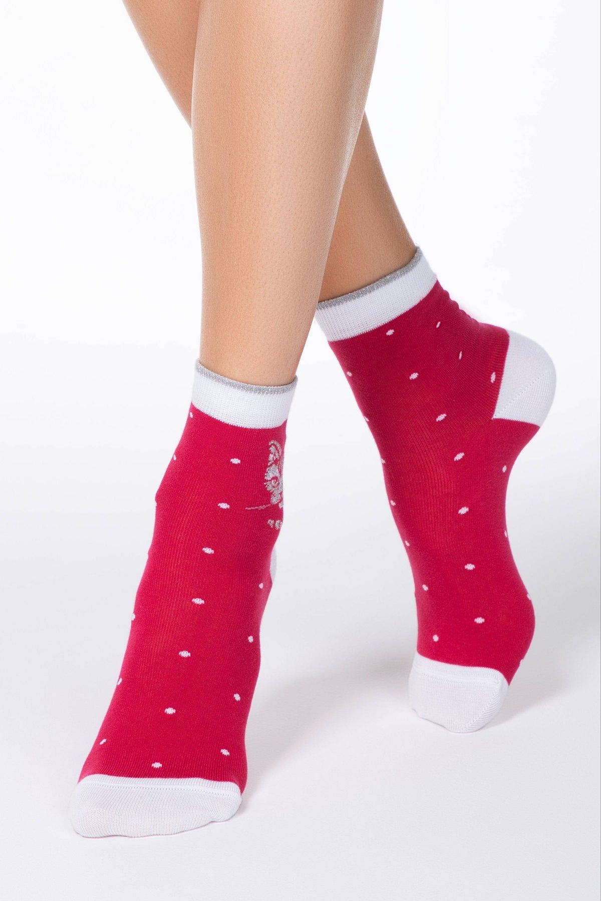 Conte Elegant Cotton Socks (2 pairs) - Lady Cat - A-1 Thread Vault
