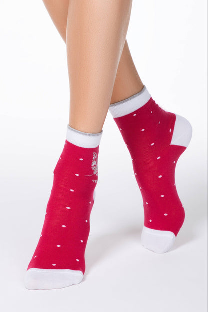 Conte Elegant Cotton Socks (2 pairs) - Lady Cat - A-1 Thread Vault