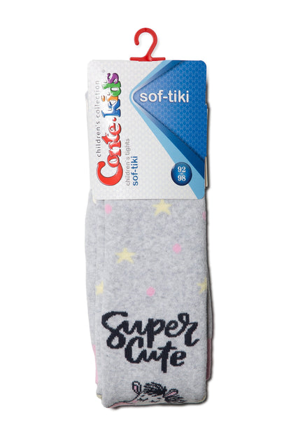 Conte-Kids Cotton Terry Tights - Sof-Tiki 521 - A-1 Thread Vault