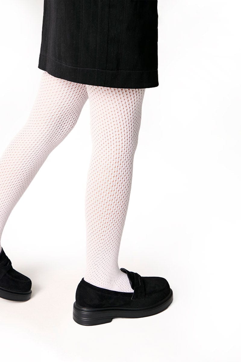 Conte-Kids Cotton Tights Miss 616 - Mesh Pattern - A-1 Thread Vault