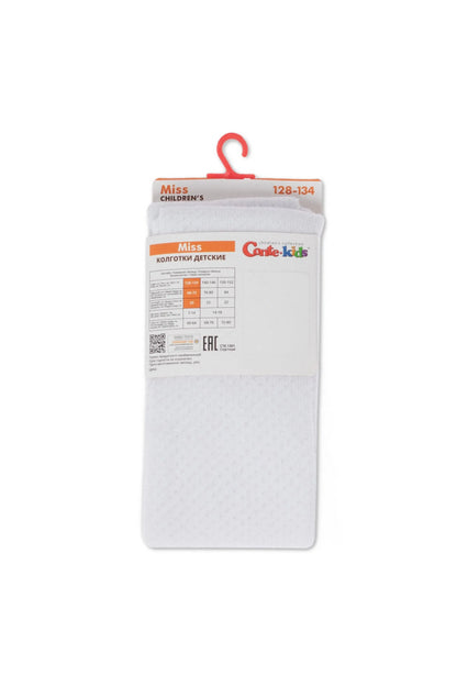 Conte-Kids Cotton Tights Miss 616 - Mesh Pattern - A-1 Thread Vault