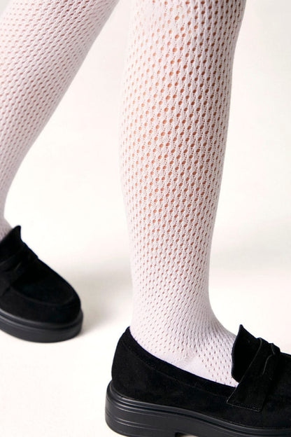 Conte-Kids Cotton Tights Miss 616 - Mesh Pattern - A-1 Thread Vault