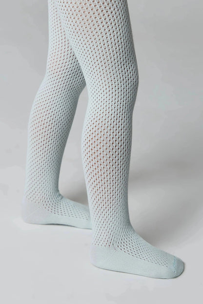 Conte-Kids Cotton Tights Miss 616 - Mesh Pattern - A-1 Thread Vault