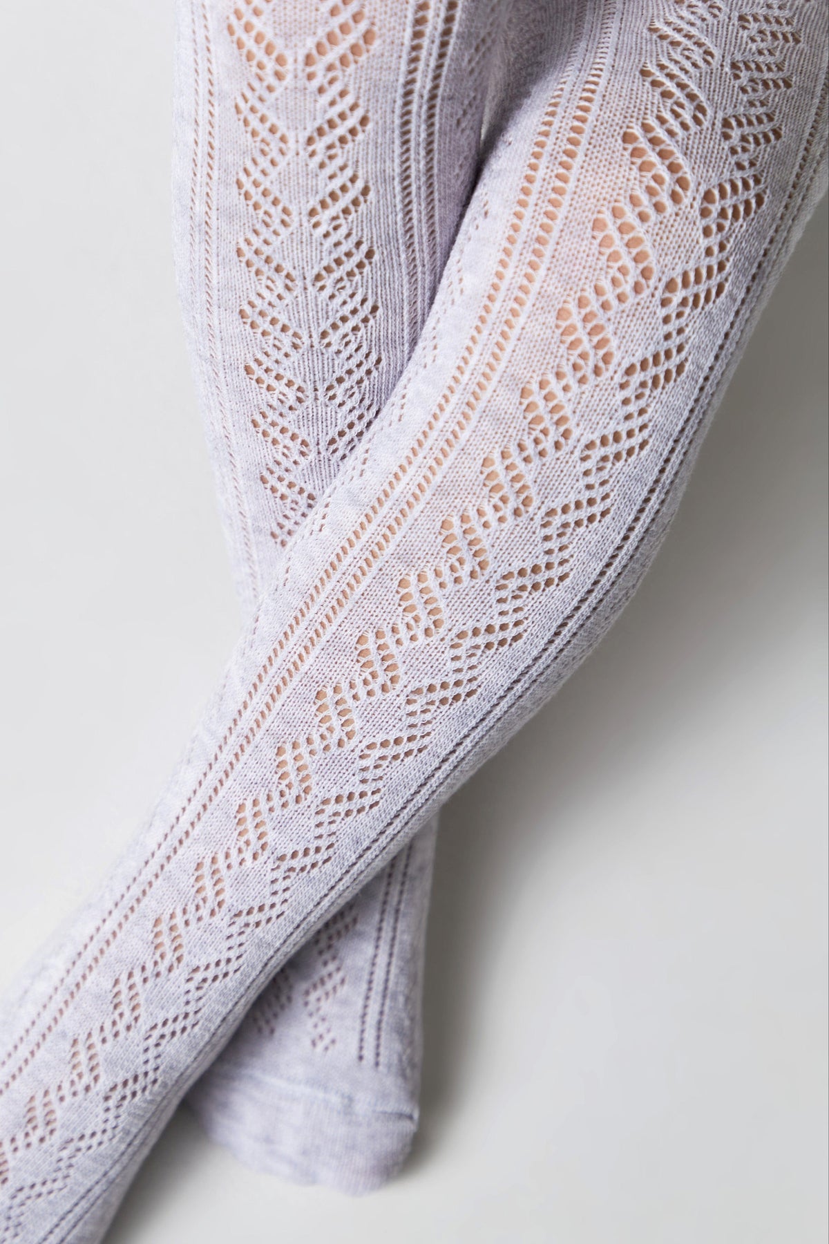 Conte-Kids Cotton Tights Miss 617 - Lace Pattern - A-1 Thread Vault