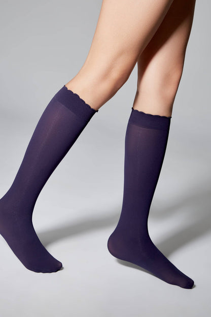 Conte Knee-High Socks for girls - Princess 40 Den - A-1 Thread Vault
