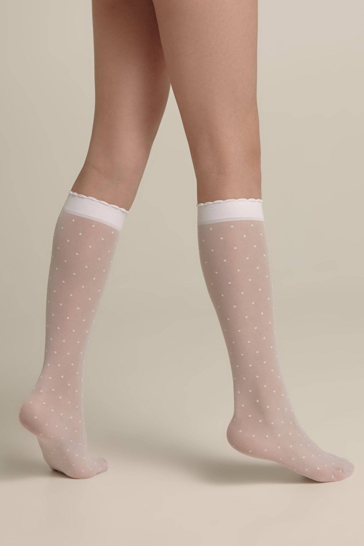 Conte Knee-Highs for girls Dots 20 Den - A-1 Thread Vault
