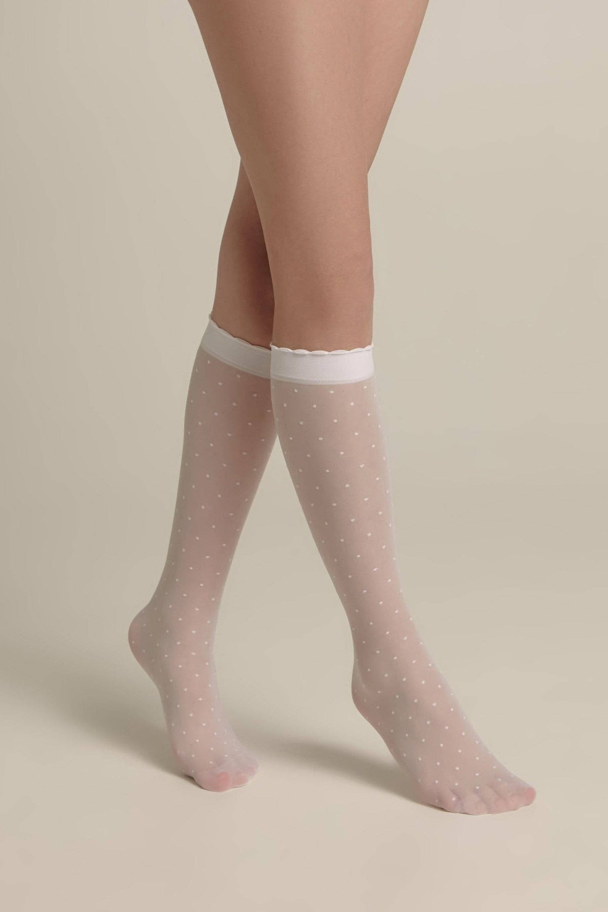 Conte Knee-Highs for girls Dots 20 Den - A-1 Thread Vault