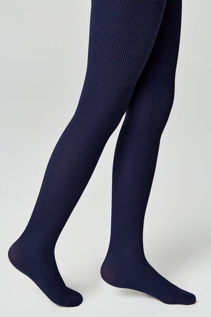 Conte Tights for girls Judy 50 Den - Microfiber ribbing - A-1 Thread Vault