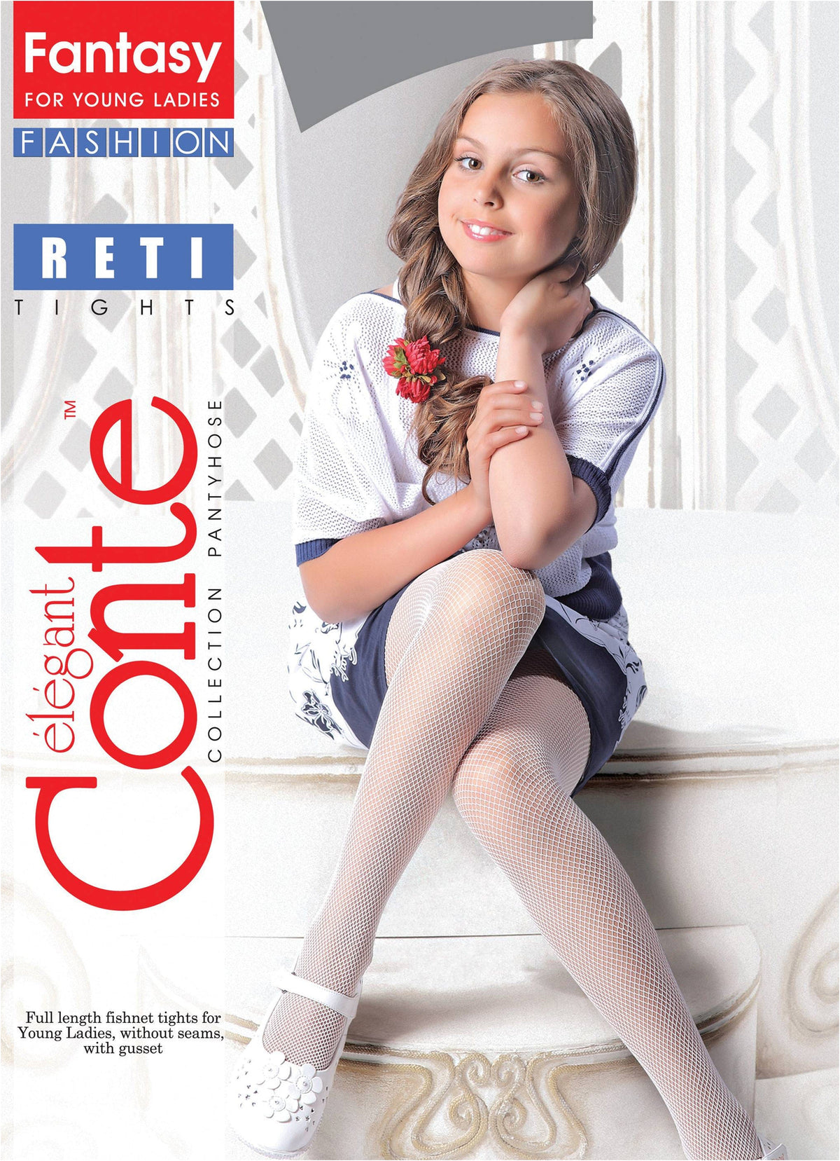 Conte Tights for girls Reti - Fishnet - A-1 Thread Vault