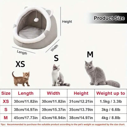 Contemporary Polyester Fiber Cat Bed - A-1 Thread Vault