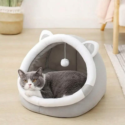 Contemporary Polyester Fiber Cat Bed - A-1 Thread Vault