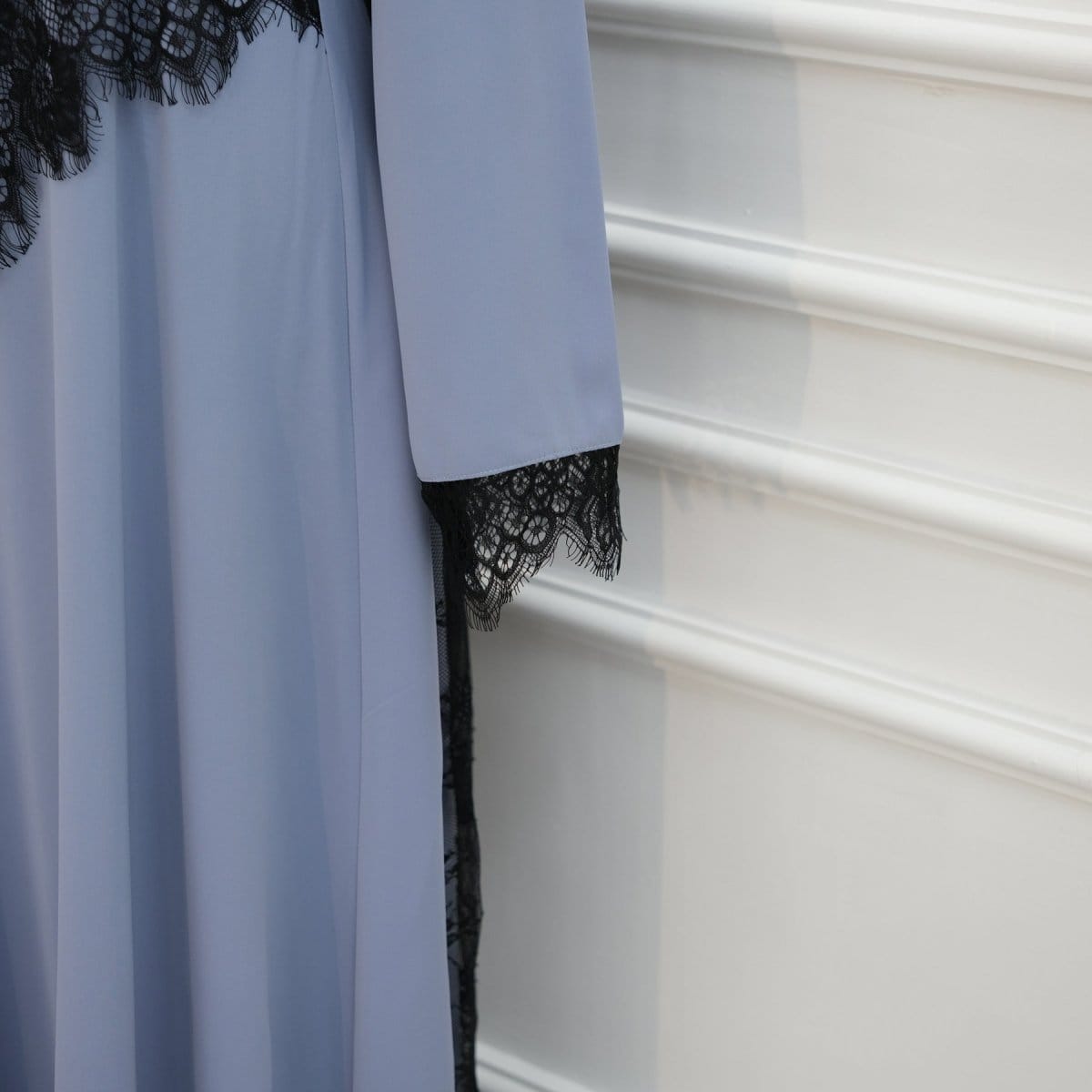 Contrast Lace Waist Panel Maxi Dress(MS409) - A-1 Thread Vault