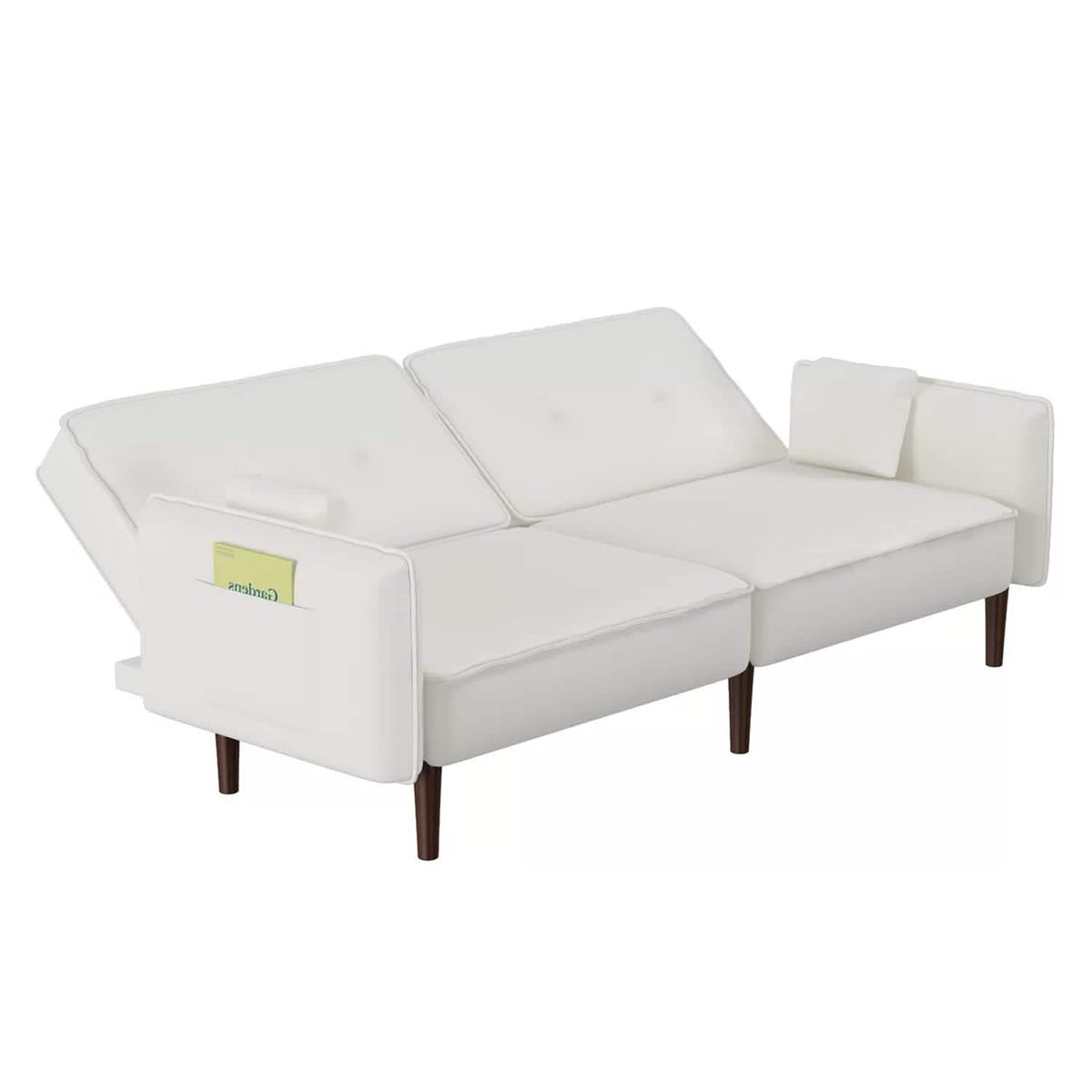 Convertible Futon Sofa Bed with 2 Pillows - A-1 Thread Vault