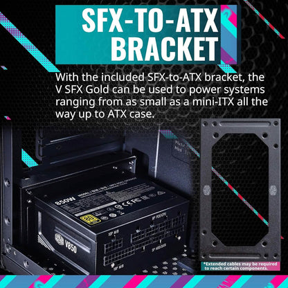 Cooler Master V850 SFX Gold Full Modular (Refurbished) - A-1 Thread Vault