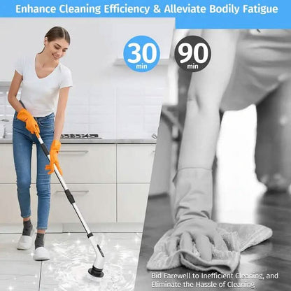 Cordless Electric Dual Adjustable Speed Spin Scrubber - A-1 Thread Vault