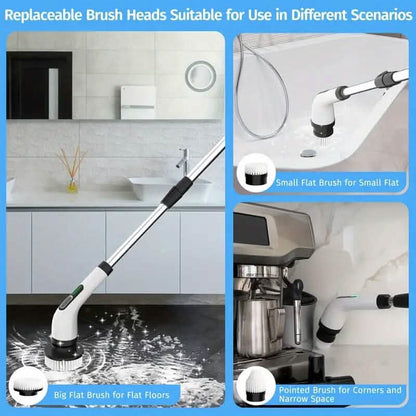 Cordless Electric Dual Adjustable Speed Spin Scrubber - A-1 Thread Vault