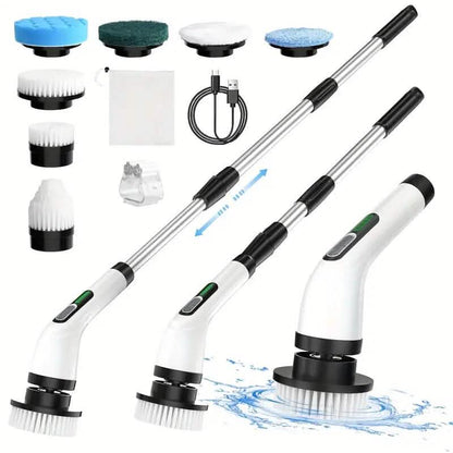Cordless Electric Dual Adjustable Speed Spin Scrubber - A-1 Thread Vault